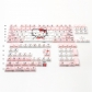 Hello Kitty 82 / 114 Keys PBT Dye-subbed Doubleshot Backlit Keycaps Set Side Legends for Mechanical Gaming Keyboard